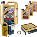 BOSCH Inspektionspaket 8L Liqui Moly Leichtlauf 10W-40 für BMW 8er 840 Ci