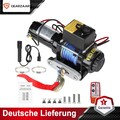 Elektrische Seilwinde 4500LBS mit Funkfernbedienung 12V Offroadwinde Motorwinde