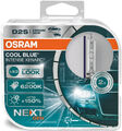 2x D2S XENON OSRAM COOL BLUE INTENSE 6200K NextGen 2024 Lampe Licht LED ®
