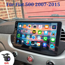 Für Fiat 500 500C 2007-2015 2+64GB Android 14 Autoradio CarPlay GPS Navi DSP+Kam