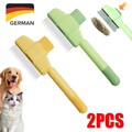2x Hunde Katzen Bürste Kämme in kurz und lang Haar Entferner Für Kamm Entfilzer