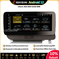 10.25" Android 13 IPS Autoradio GPS Für Audi Q5 DAB+ WiFi CarPlay 64GB TPMS Navi