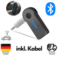 Bluetooth Audio Receiver KFZ Adapter AUX Kabel Auto 3.5mm klinke Usb Empfänger