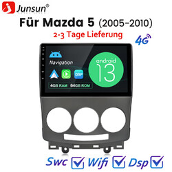 Android 13.0 Autoradio Für Mazda 5 2005-2010 Mit GPS Navi WIFI BT Carpaly 4G SWC