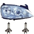 Halogen Scheinwerfer rechts für Opel Corsa C F08 F68 1.2 Bj.00-09 1.0 Bj.04-09