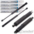 4x STABILUS HECKKLAPPENDÄMPFER GASFEDERN für VW TOUAREG 7L NUR bis Bj. 11/2005