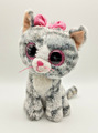 TY Beanie Boo Kiki The Grey Tabby Cat