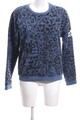 ADIDAS Sweatshirt Damen Sweat Gr. DE 40 blau-schwarz-hellgrau Casual-Look