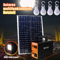 Tragbare Powerstation Solar Generator Stromerzeuger LiFePO4 Akku mit Solarpanel