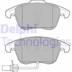 DELPHI BREMSBELÄGE SATZ VORDERACHSE PASSEND FÜR AUDI A4 A5 | LP2107