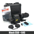 Taktische Airsoft G45 5X Magnifier 558 Rot Dot G45 Scope Optics QD Mount Weaver