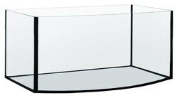 Aquarium 50x30x30cm Glasbecken 45 Liter mit gebogener Frontscheibe Glasaquarium