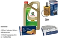 BOSCH Inspektionspaket 5 L Original Castrol EDGE FST 5W-30 LL für Audi A3