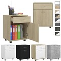 Rollschrank Rollcontainer Büroschrank Aktenschrank Schreibtisch 45x38x54cm
