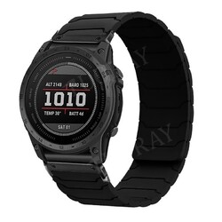 Quickfit Magnet Silikon Armband Für Garmin Fenix 8 7 7X Solar 6 6X Pro 5 5X Plus