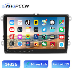 9" Android 13 Autoradio GPS Navi Für VW GOLF 5 6 Passat B6 Touran Tiguan Polo T5