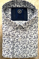 Claudio Campione,hochwertige HEMD,Shirt,Langarm,Gr XXL ,Weiss+Blau;BAUMWOLLE