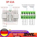 3P 63A Transferschalter Automatischer Umschalter Dual Power Transfer Switch 220V