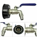 IBC Adapter mit 3/4" Auslaufhahn Regenwasser 1000 Liter Container Tank Industrie