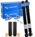 2x SACHS Stoßdämpfer + Domlager Satz Hinten für ASTRA J P10 OPEL