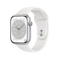 Apple Watch Series 8 OLED 45 mm Digital 396 x 484 Pixel Touchscreen Silber WLAN