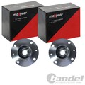 2X MAXGEAR RADNABE VORNE BEIDSEITIG PASSEND FÜR RENAULT 19 21 CLIO KANGOO