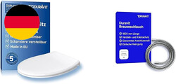 Duravit Universal Toilettendeckel Mit Absenkautomatik, WC Sitz Quick Release & U