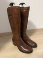 Fabiani Lederstiefel, Braun, Größe 40 Inkl. Stiefelspanner