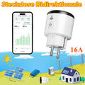 TUYA WiFi SMART STECKDOSE WIFI INTELLIGENTE 16A PLUG SCHALTER ENERGIEMESSUNG DHL