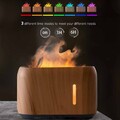 USB Aroma Diffuser Luftbefeuchter Diffusor Für ätherische Öle 7 Farbe Flammen