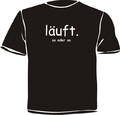 T-Shirt Fruit of the Loom Super Premium bedruckt mit  Läuft..So oder so..S - 5XL