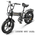 BURCHDA R7 Elektrofahrrad 48V 16AH E-Mountainbike 20 Zoll Shimano 7Gänge 70KM