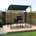  BBQ Pavillon Anthrazit Stahl Grillpavillon Grillzelt Grillüberdachung vidaXL