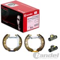 BREMBO BREMSBACKEN VORMONTIERT HINTERACHSE PASSEND FÜR PEUGEOT 406 | K 61 066