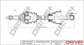 DR!VE+ ANTRIEBSWELLE 690mm VORNE LINKS passend für DACIA LOGAN SANDERO LADA LARG