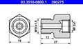 ATE Adapter, Bremsleitung 03.3510-0800.1 für