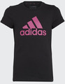 T-shirt Ragazza Adidas Essentials Big Logo - Nero