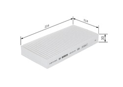 BOSCH Innenraumfilter 1 987 432 184 Partikelfilter für CHRYSLER CRUISER PT CRD