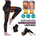 Bauchweg Leggings Damen Shapewear Anti Cellulite Kompression Hose Mieder Leggins