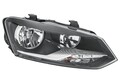 Hauptscheinwerfer rechts Halogen W5W HELLA für VW Polo (6R1, 6C1)