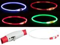 Leuchthalsband NEU Hund LED-USB Trixie Flash Leuchtschlauch Hundehalsband NEU