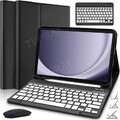 QWERTZ Bluetooth Tastatur Für Samsung Galaxy Tab A9+ A8 A7 S9 FE S8 Hülle Maus