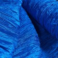 Kunstseide einfach gefaltet/gebürstet Taft Kleid Vorhang Stoff 45" KÖNIGSBLAU
