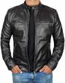 Elegant Neu Herren Jacke 100% Weiches Lammleder Stil Motorrad Biker Mantel Jacke