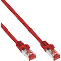 Netzwerkkabel Cat.6 Patchkabel 0,25m Rot S/FTP PiMf  LAN DSL PVC CCA 10 Stück