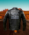 Cafe Racer Flat Track 38 retro Motorrad Lederjacke in Gr.56