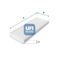 UFI Filter, Innenraumluft 53.014.00 für OPEL