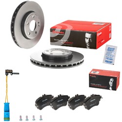 Brembo Bremsscheiben 295mm + Bremsbeläge Vorne passend für Mercedes A-Klasse