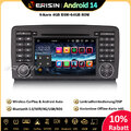 64GB DAB+Android 14 Autoradio GPS Für Mercedes R-Klasse W251 CarPlay Navi BT5.0