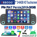 Für Fiat Panda 2013-2020 Carplay Autoradio GPS NAVI WIFI Android 14 SWC BT 2+64G